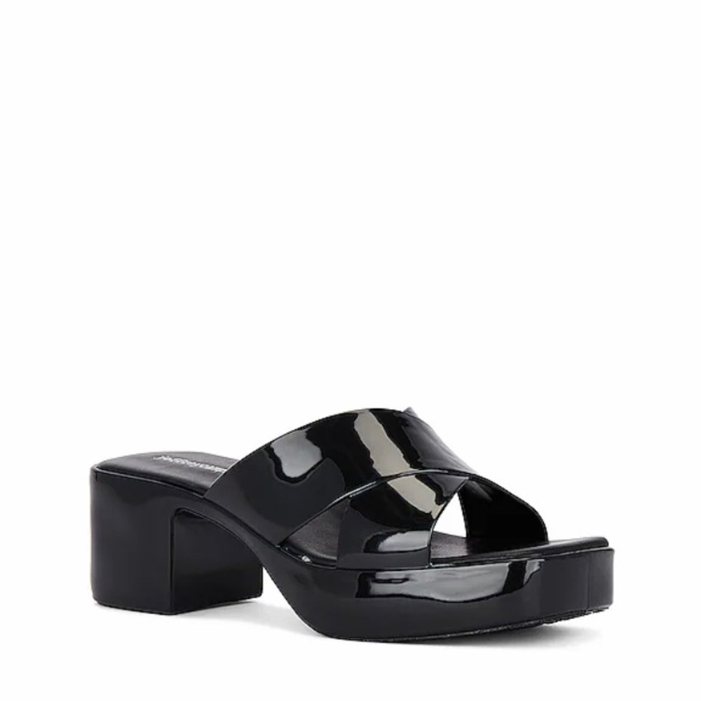 Bubblegum Mule in Black Shiny
Jeffrey Campbell